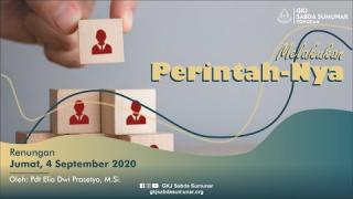 Embedded thumbnail for Renungan Jumat, 4 September 2020