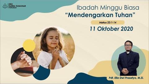 Embedded thumbnail for Ibadah Keluarga Minggu, 11 Oktober 2020