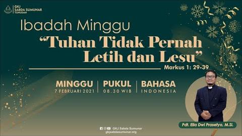 Embedded thumbnail for Ibadah Keluarga Minggu, 7 Februari 2021