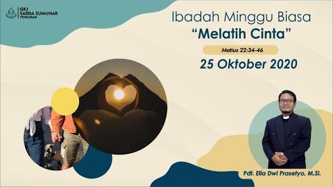 Embedded thumbnail for Ibadah Keluarga Minggu, 25 Oktober 2020