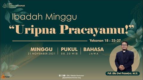Embedded thumbnail for Ibadah Minggu, 21 November 2021