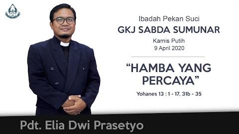 Embedded thumbnail for Ibadah Pekan Suci Kamis Putih, 9 April 2020